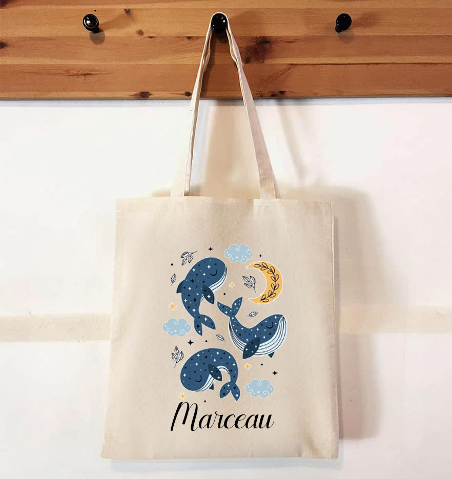 Tote Bag Baleines