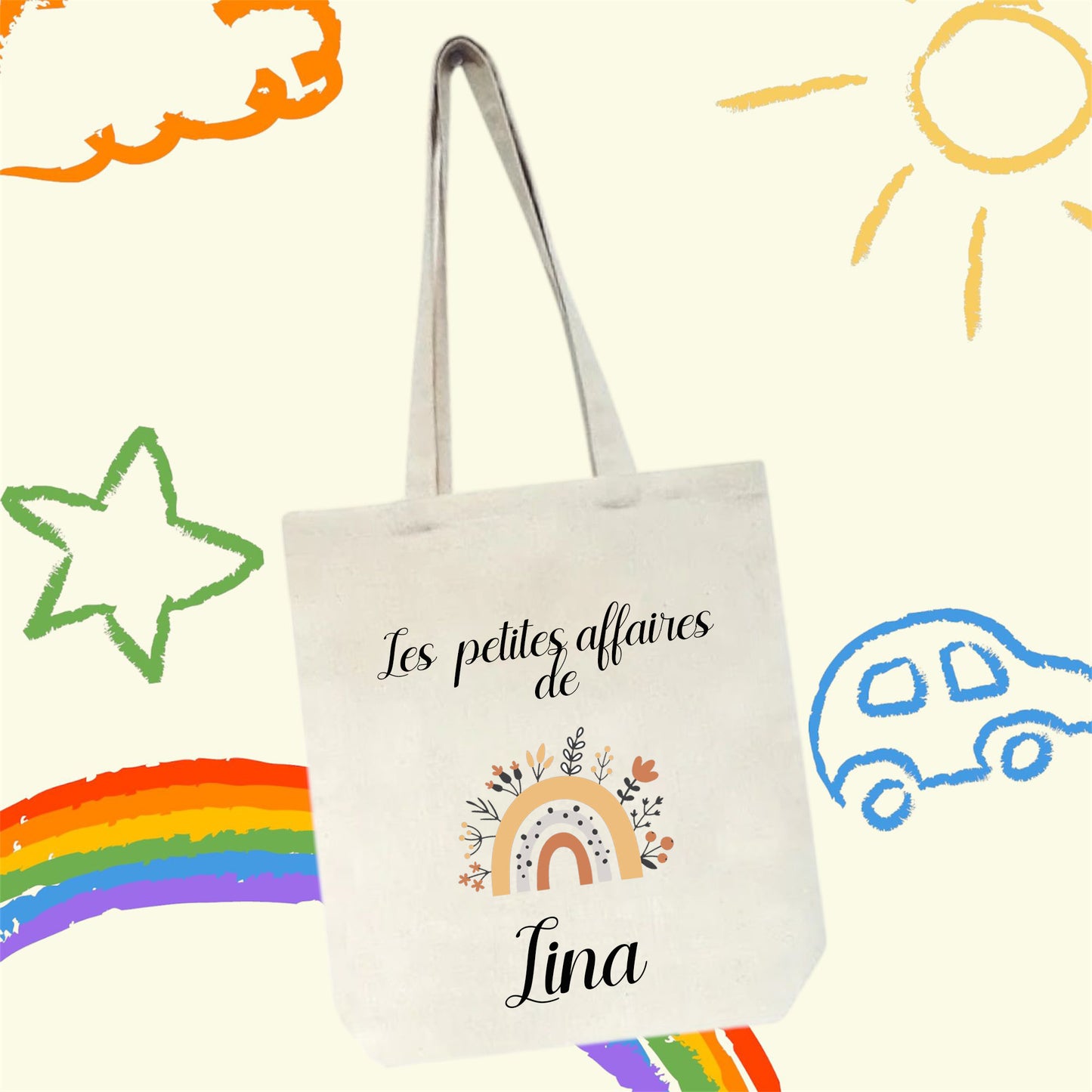 Tote Bag Arc en ciel