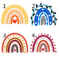 Gourde isotherme arc en ciel