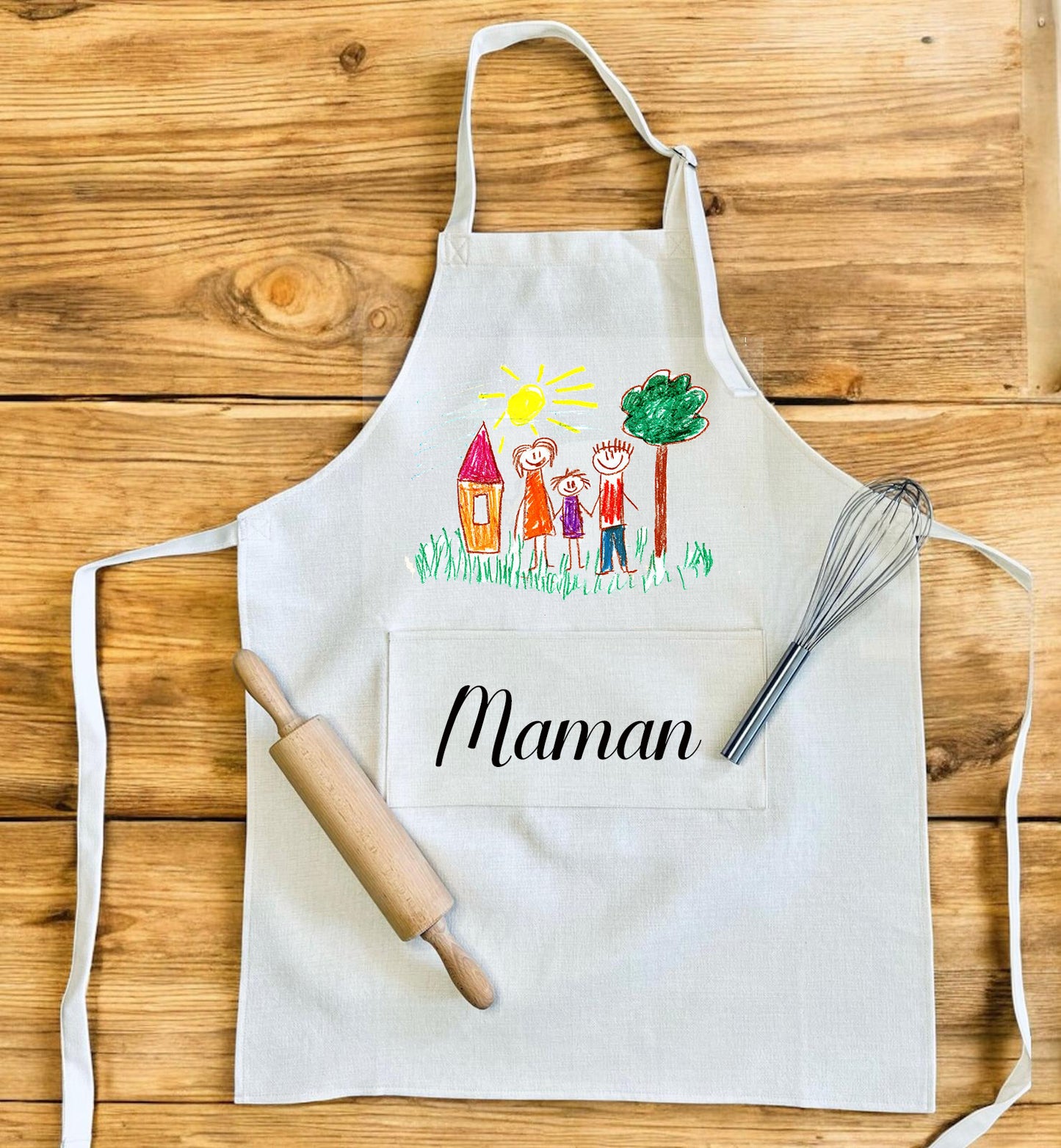 Tablier Adulte avec dessin personnalisé